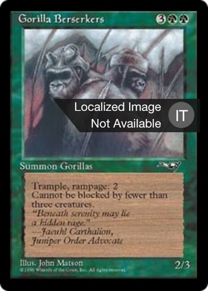 Gorilla Berserker