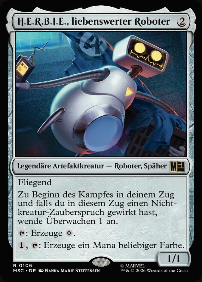 H.E.R.B.I.E., liebenswerter Roboter