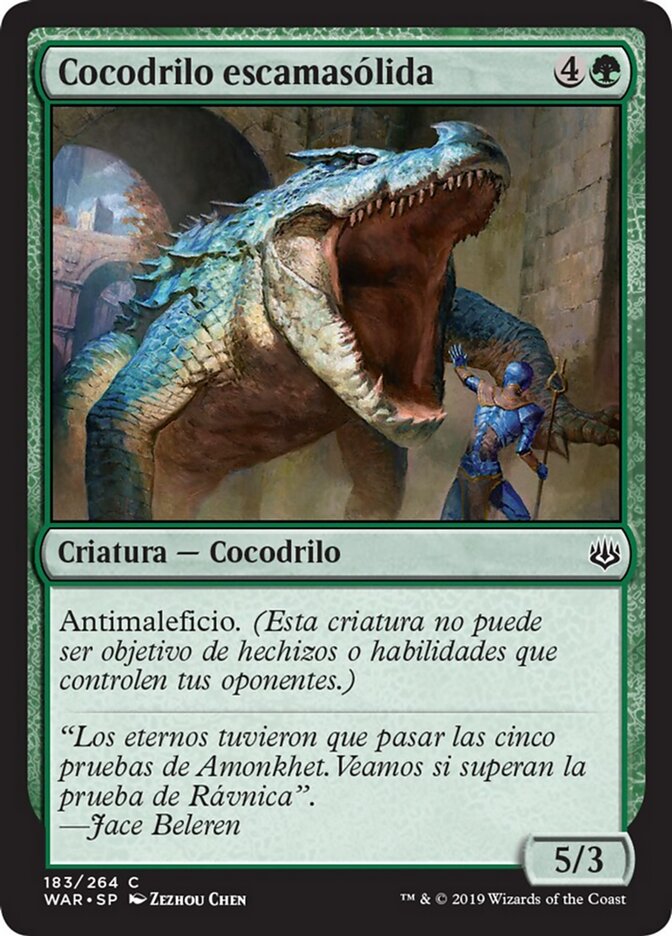 Cocodrilo escamasólida