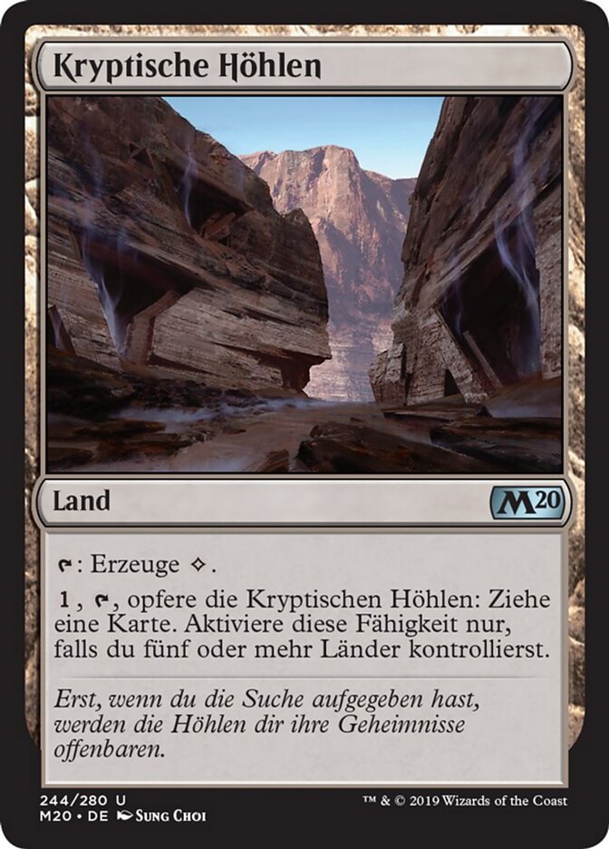Kryptische Höhlen