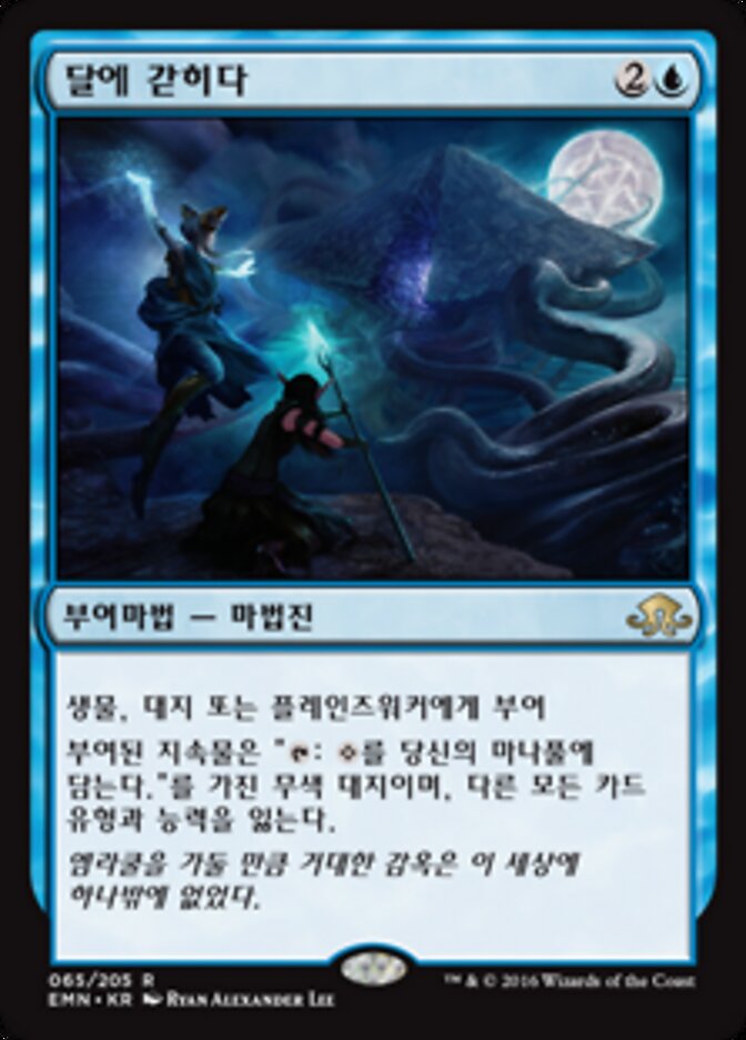 달에 갇히다