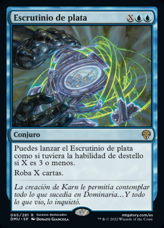 Escrutinio de plata