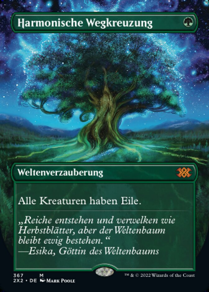 Harmonische Wegkreuzung