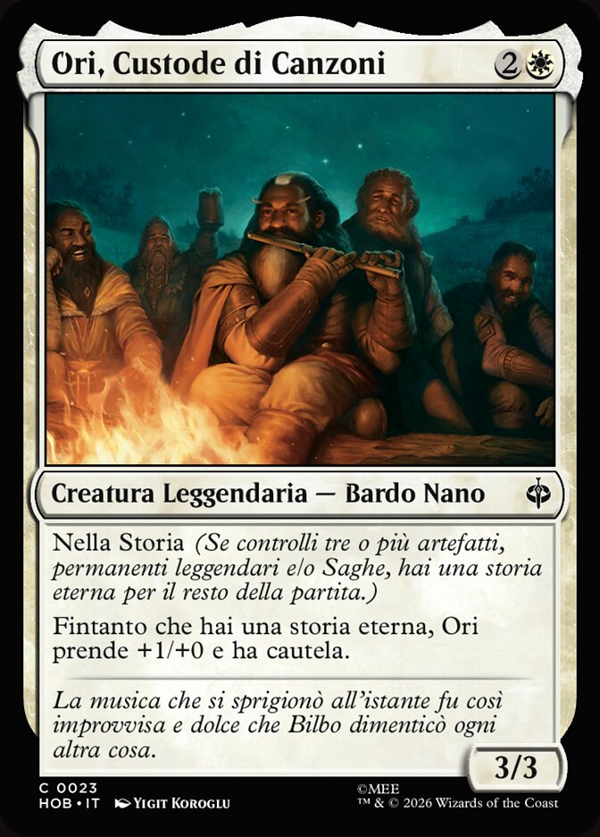 Ori, Custode di Canzoni