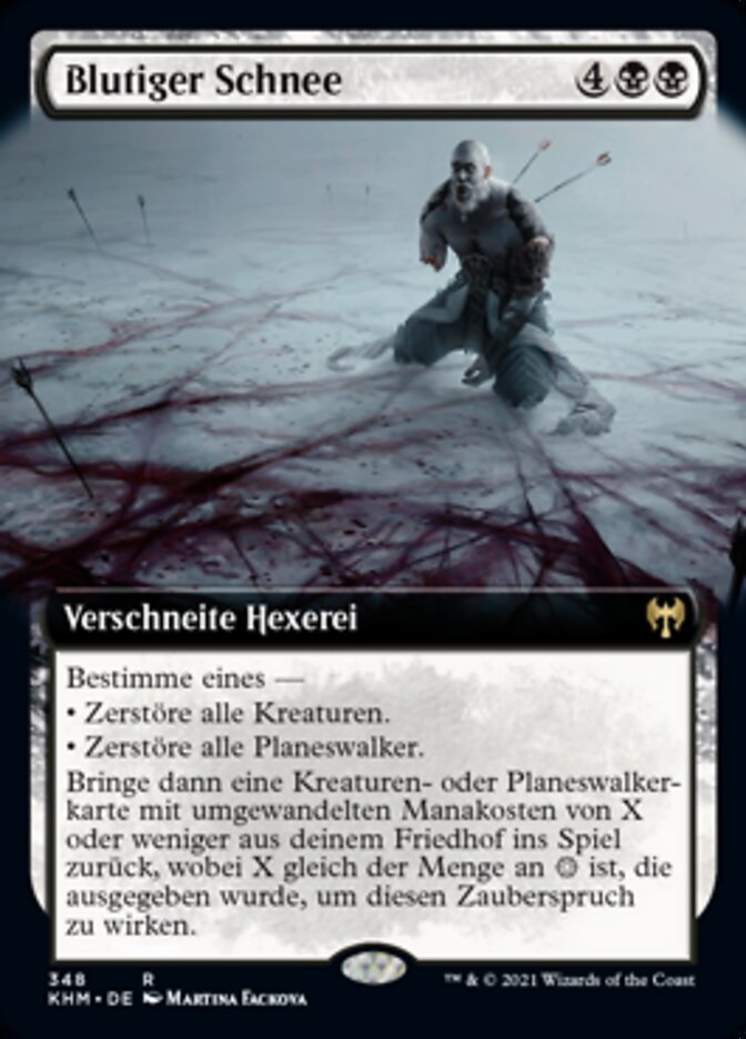 Blutiger Schnee