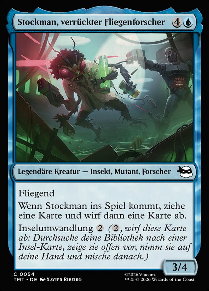 Stockman, verrückter Fliegenforscher