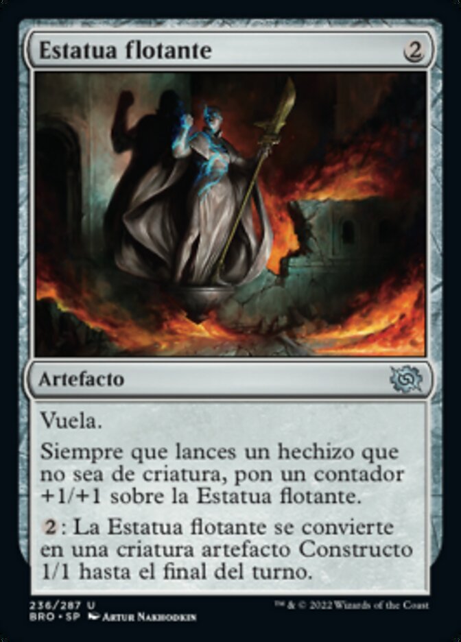 Estatua flotante