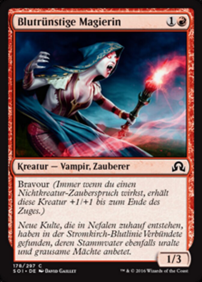 Blutrünstige Magierin