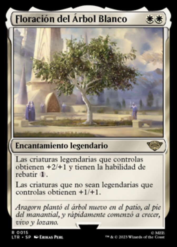 Floración del Árbol Blanco
