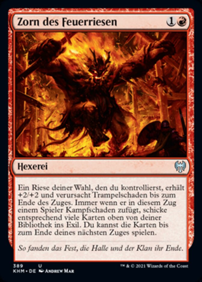Zorn des Feuerriesen