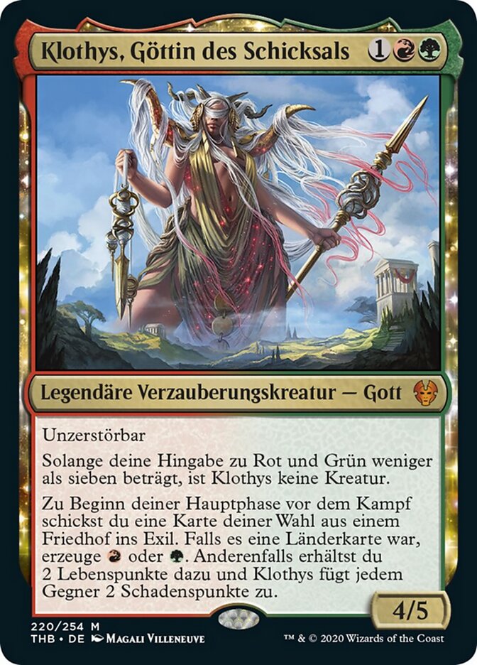 Klothys, Göttin des Schicksals