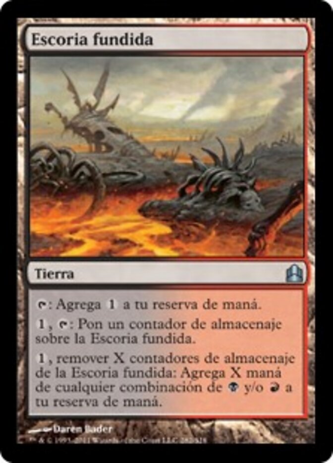 Escoria fundida