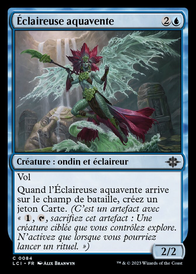 Éclaireuse aquavente