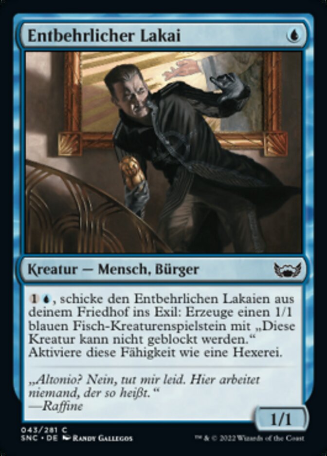 Entbehrlicher Lakai