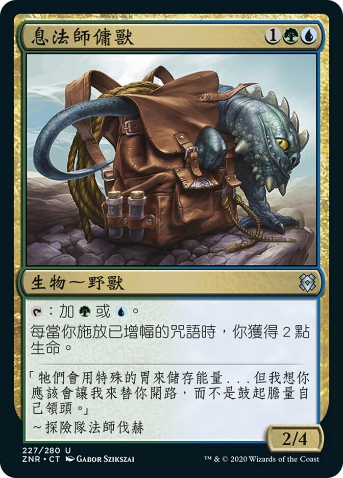 息法師傭獸