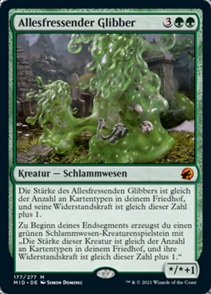 Allesfressender Glibber