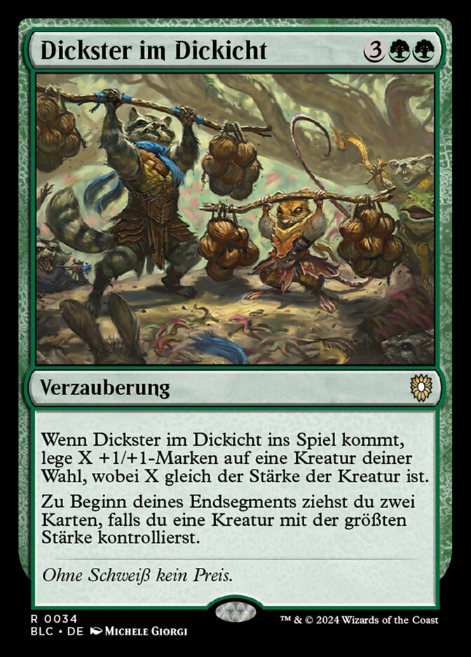 Dickster im Dickicht
