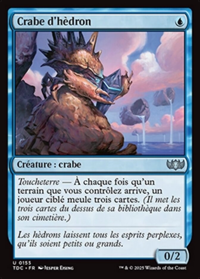 Crabe d'hèdron