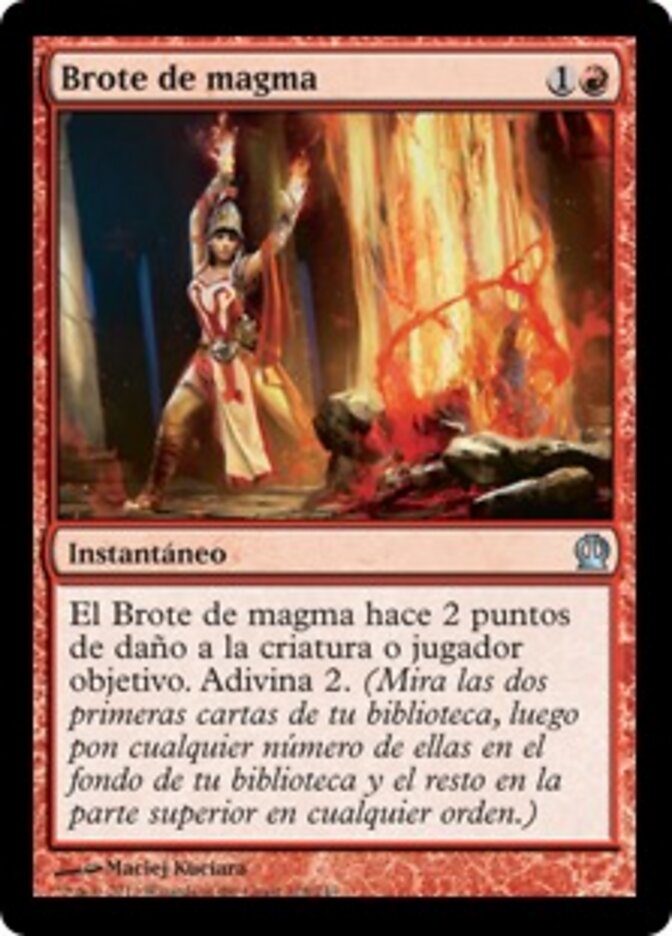 Brote de magma