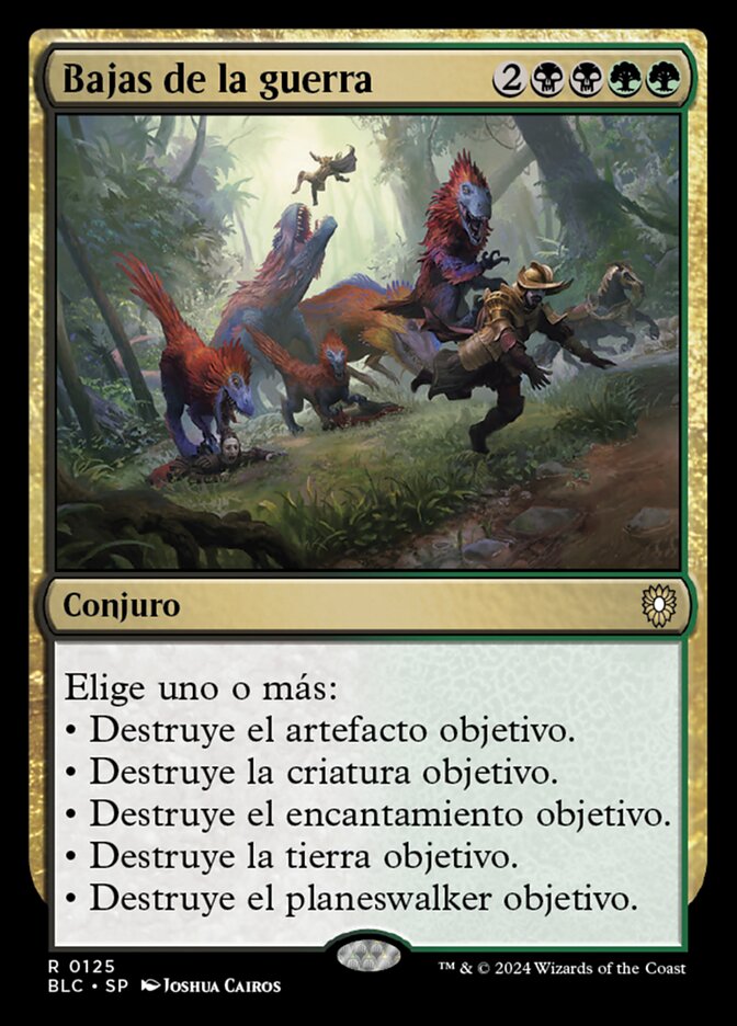 Bajas de la guerra