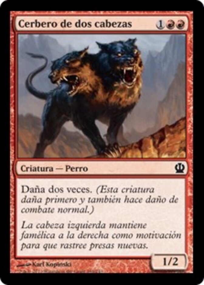 Cerbero de dos cabezas