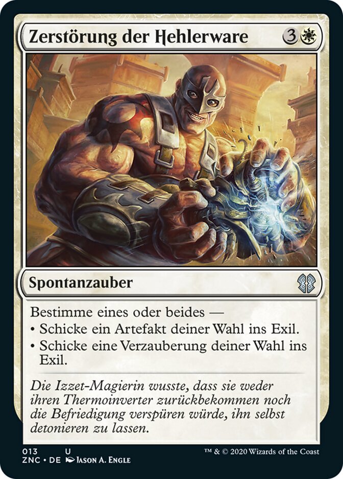 Zerstörung der Hehlerware
