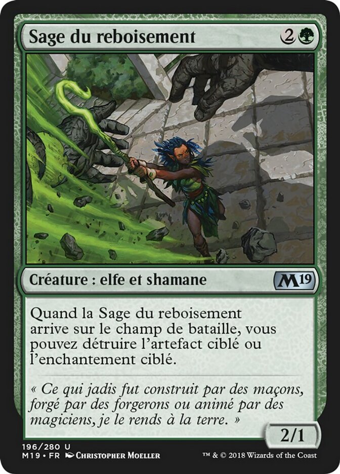 Sage du reboisement