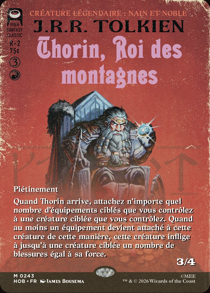 Thorin, Roi des montagnes