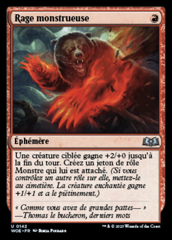 Rage monstrueuse
