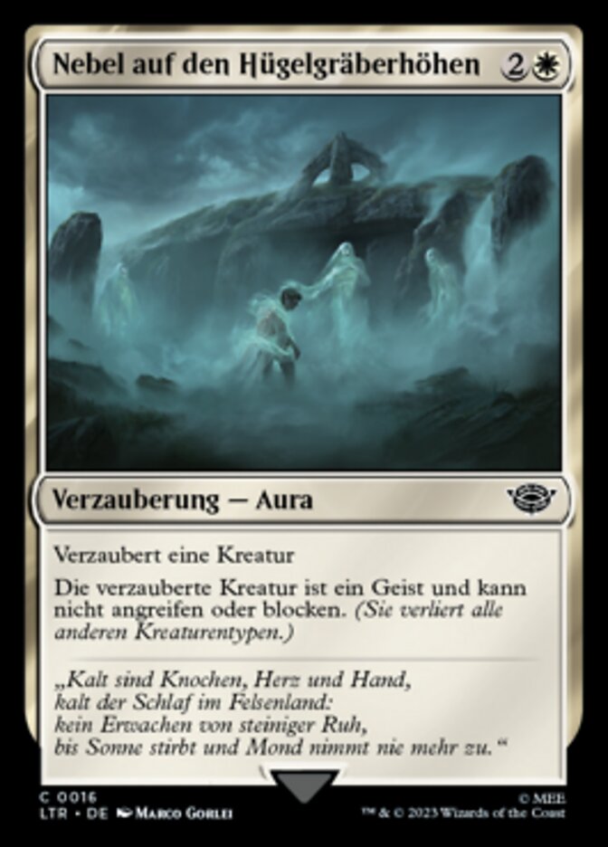 Nebel auf den Hügelgräberhöhen