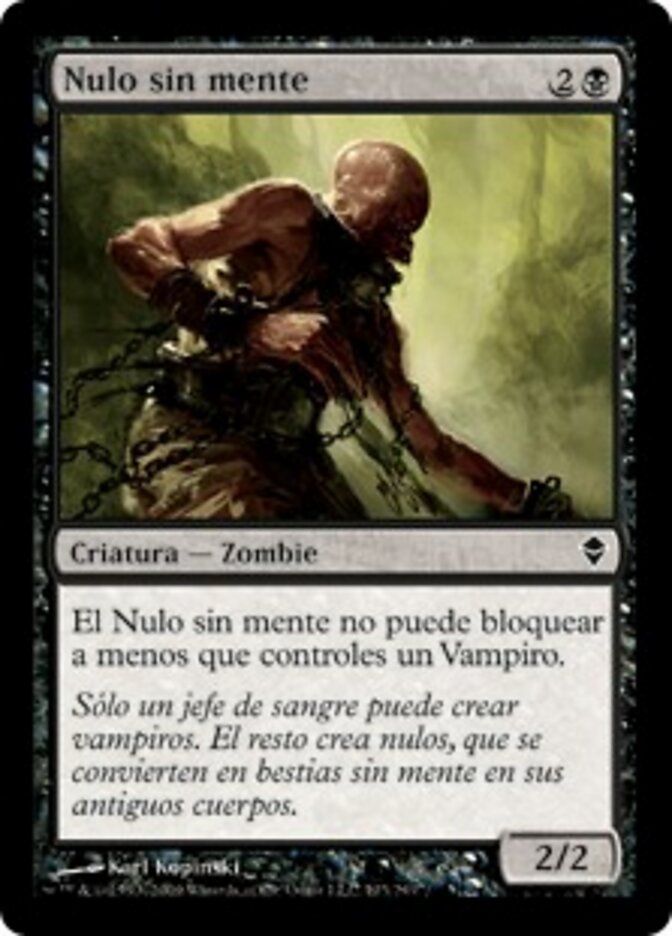 Nulo sin mente