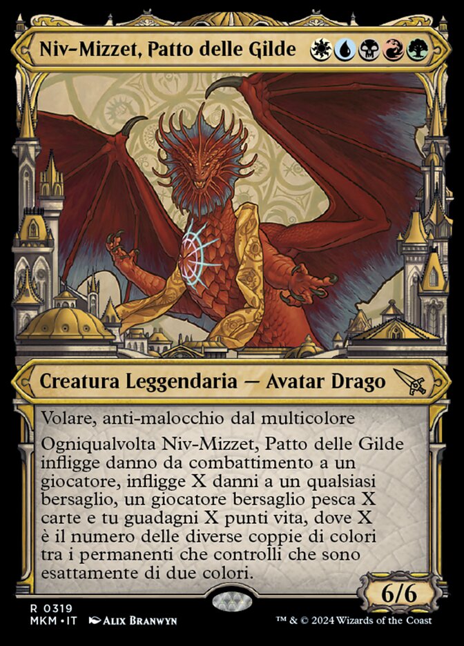 Niv-Mizzet, Patto delle Gilde