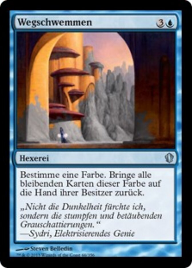 Wegschwemmen
