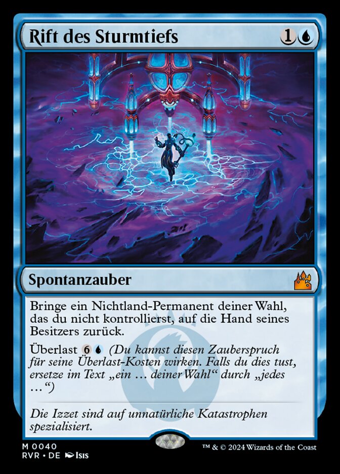 Rift des Sturmtiefs