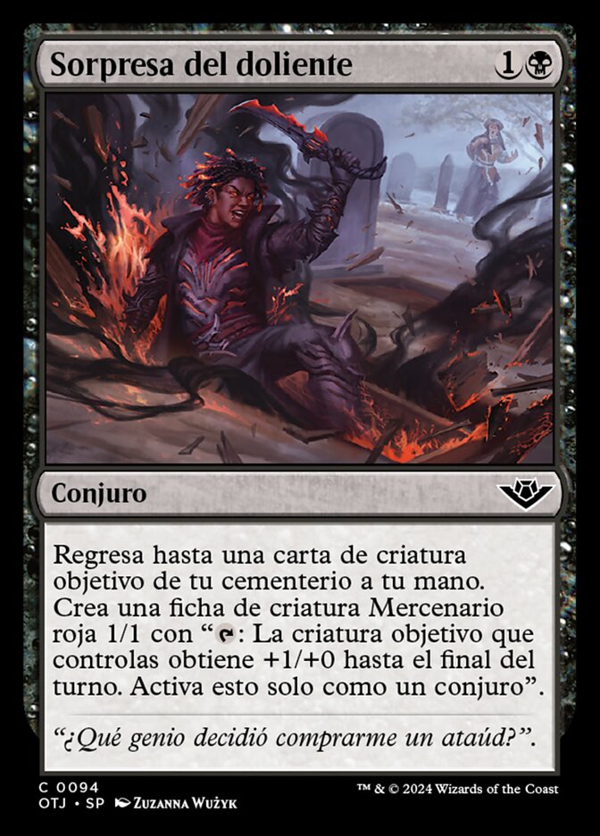 Sorpresa del doliente