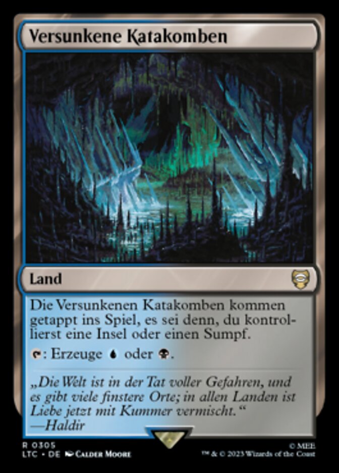 Versunkene Katakomben