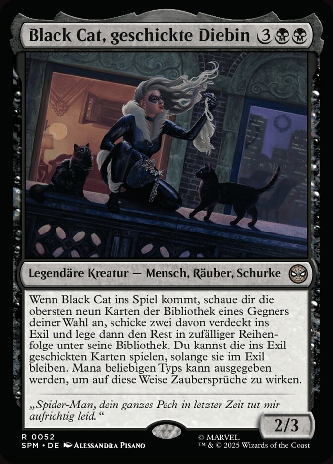 Black Cat, geschickte Diebin