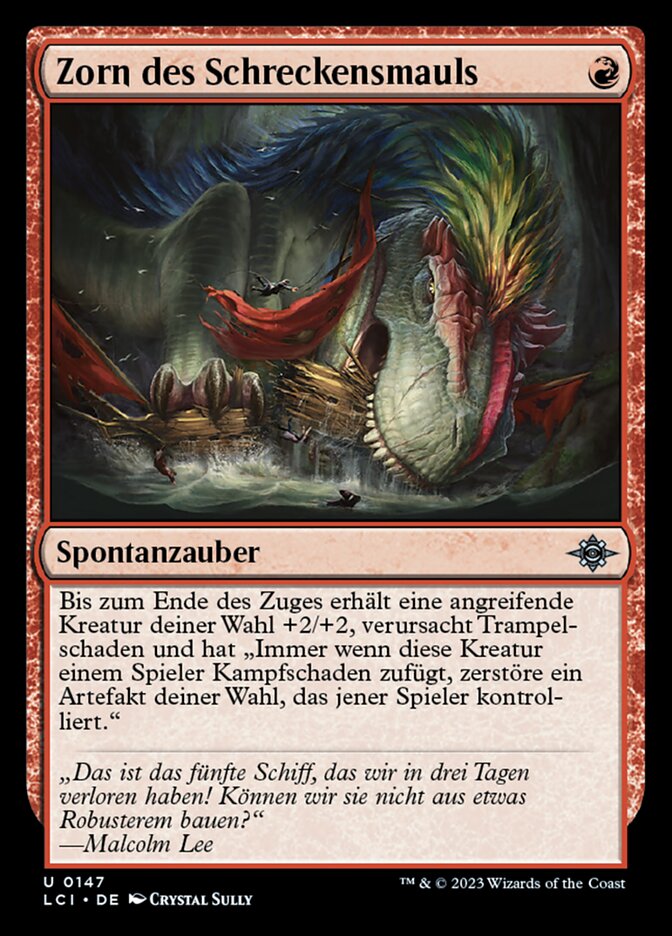 Zorn des Schreckensmauls