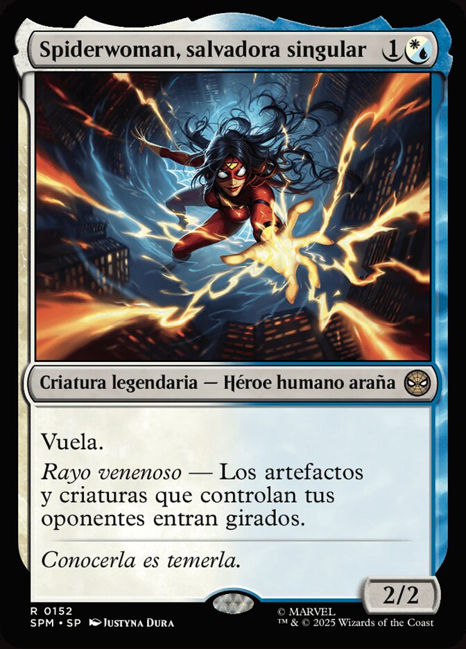 Spiderwoman, salvadora singular