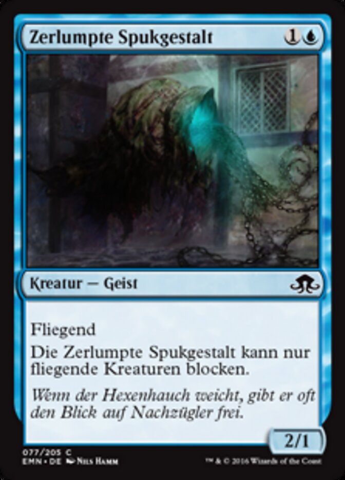 Zerlumpte Spukgestalt