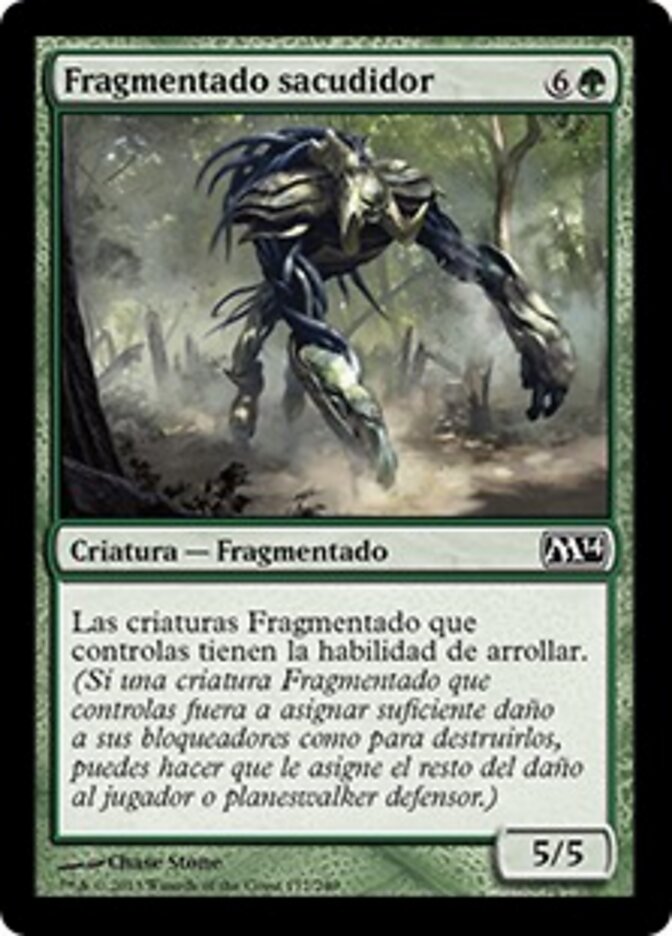 Fragmentado sacudidor