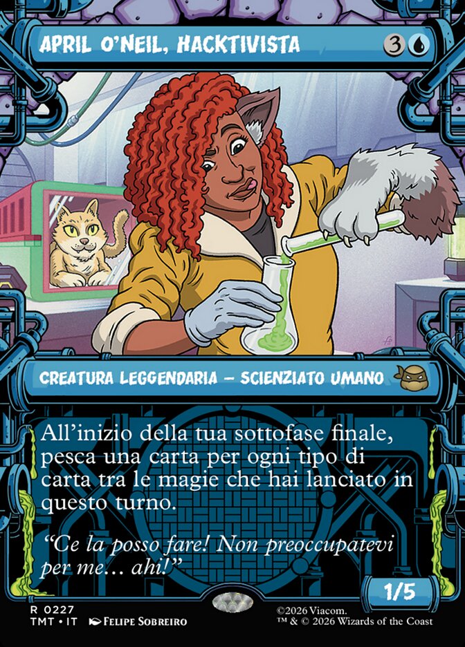 April O'Neil, Hacktivista