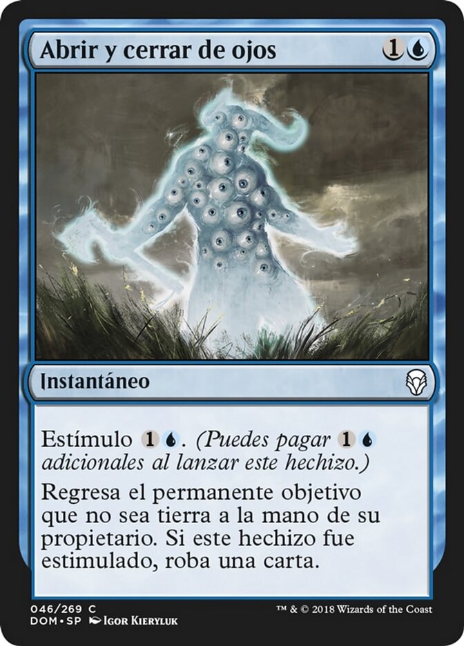 Abrir y cerrar de ojos
