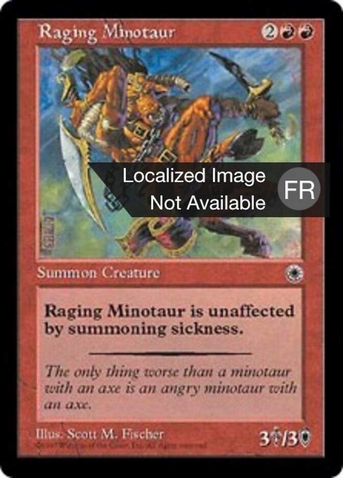 Minotaure enrage
