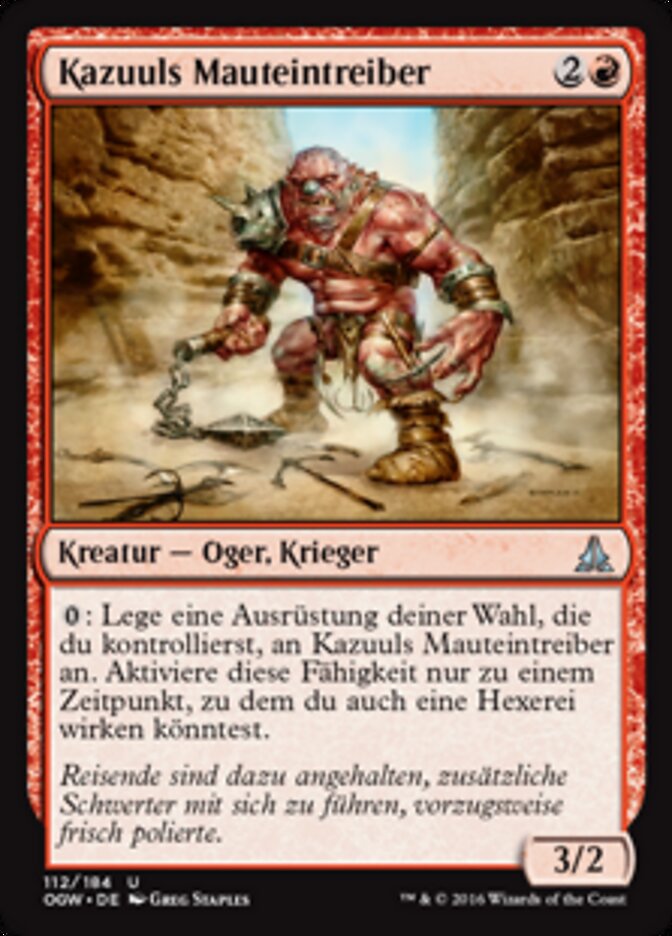 Kazuuls Mauteintreiber