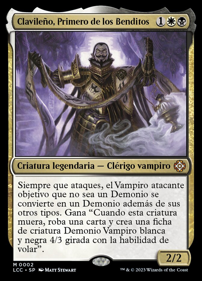 Clavileño, Primero de los Benditos