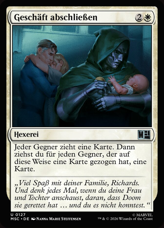 Geschäft abschließen
