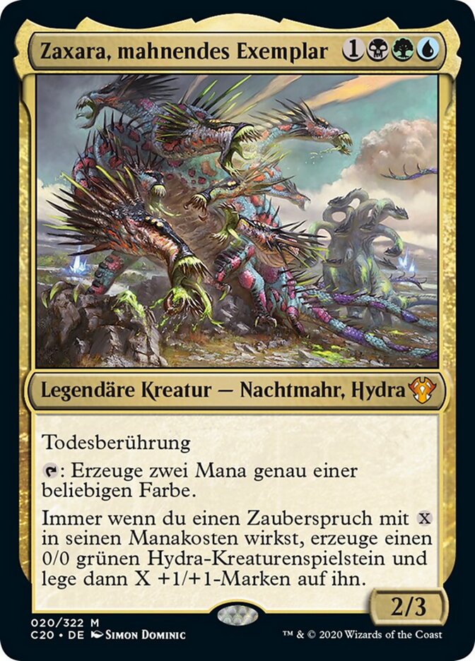 Zaxara, mahnendes Exemplar