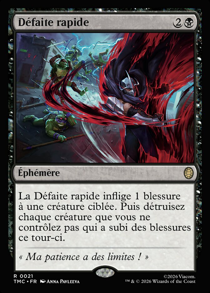 Défaite rapide