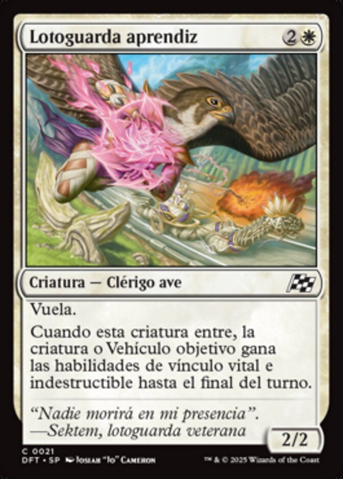 Lotoguarda aprendiz